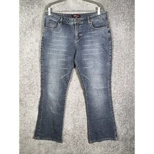 Lee Riveted Ultimate 5 Bootcut Jeans Womens Size‎ 14M Blue Denim 5 Pocket